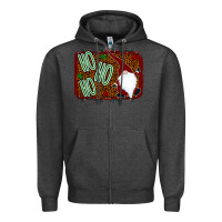 Charcoal Heather Ho Ho Ho Gnomes Zipper Hoodie - Bettercallsaul