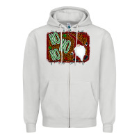 Dove Grey Ho Ho Ho Gnomes Zipper Hoodie - Bettercallsaul