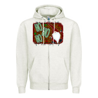 Oatmeal Heather Ho Ho Ho Gnomes Zipper Hoodie - Bettercallsaul
