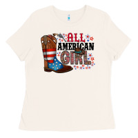 Bone all american girl Ladies Tee - RacoonDesign