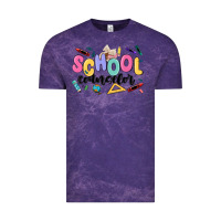 Cloud Purple school counselor Vintage Tee - MaliasSmallBusiness