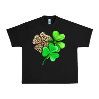 Black three clover Urban Heavy Tee - AdoDesignShop