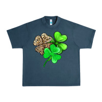 Midnight Navy three clover Urban Heavy Tee - AdoDesignShop