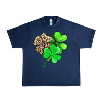 Navy three clover Urban Heavy Tee - AdoDesignShop