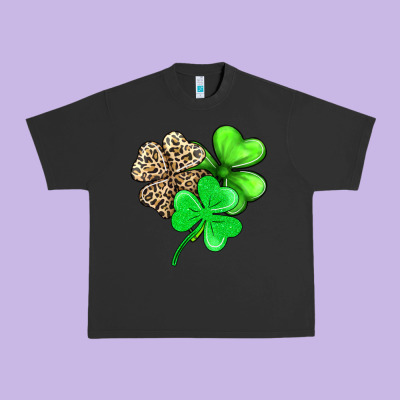 Three Clover Urban Heavy Tee Designed By Adodesignshop