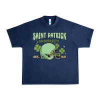 Navy saint patrick university Urban Heavy Tee - MaliasSmallBusiness