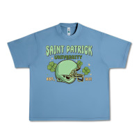 Pebble Blue saint patrick university Urban Heavy Tee - MaliasSmallBusiness