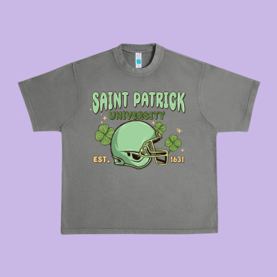 Saint Patrick University Urban Heavy Tee Designed By Maliassmallbusiness