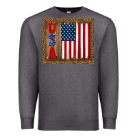 Charcoal Heather america usa flag tumbler Premium Sweatshirt - TumblerDesignByShophia