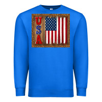 True Royal america usa flag tumbler Premium Sweatshirt - TumblerDesignByShophia