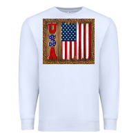 White america usa flag tumbler Premium Sweatshirt - TumblerDesignByShophia