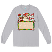 Moon Dust santa reindeer snowman preview and costom name Long Sleeve Tee - MaliasSmallBusiness