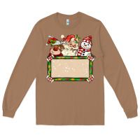 Toasted Coconut santa reindeer snowman preview and costom name Long Sleeve Tee - MaliasSmallBusiness