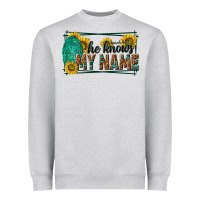 He Knows My Name Isaiah 43 1 Heavyweight Sweatshirt | Teevron