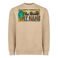 Mushroom he knows my name isaiah 43 1 Heavyweight Sweatshirt - NancyCooperArtShop