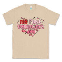 Mushroom my first valentines day Classic Tee - MaliasSmallBusiness