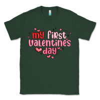 Sports Green my first valentines day Classic Tee - MaliasSmallBusiness
