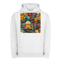 Pigment Lunar Rock school bus coffee and star with leopard seamless pattern bbs Urban Hoodie - BundleAndBundleShop