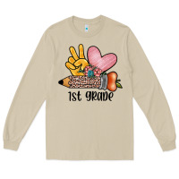 Mushroom peace love 1st grade Long Sleeve Tee - JahusDesignShop