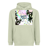 Matcha summer vibes with birds Heavyweight Hoodie - TumblerDesignByShophia