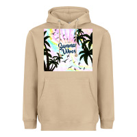 Mushroom summer vibes with birds Heavyweight Hoodie - TumblerDesignByShophia