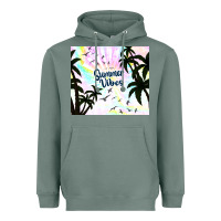 Sage summer vibes with birds Heavyweight Hoodie - TumblerDesignByShophia