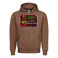 Chestnut Crocin around the christmas tree Zipper Hoodie - Bettercallsaul