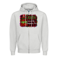 Crocin Around The Christmas Tree Zipper Hoodie | Teevron