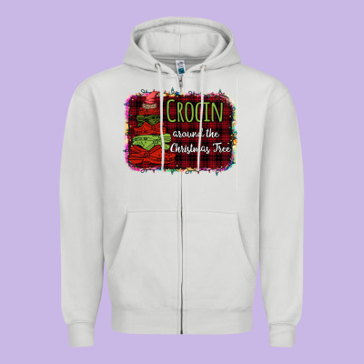 Crocin Around The Christmas Tree Zipper Hoodie Designed By Bettercallsaul