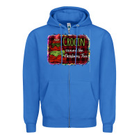 True Royal Crocin around the christmas tree Zipper Hoodie - Bettercallsaul
