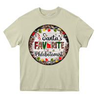 Mossy christmas santas favorite phlebotomist light Heavy Core Tee - AdoDesignShop