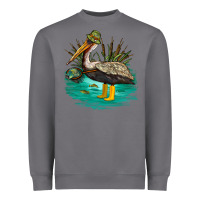 Storm fishing pelican camp Heavyweight Sweatshirt - NancyCooperArtShop