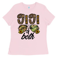 Bubblegum Pink gigi of both Ladies Tee - CowhideDigitalArt