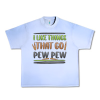 Grape Ice i like things that go pew pew Urban Heavy Tee - MaliasSmallBusiness