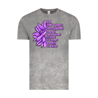 Cloud Rock purple pancreatic cancer sunflower and cancer ribb Vintage Tee - MaliasSmallBusiness