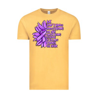 Vintage Mustard purple pancreatic cancer sunflower and cancer ribb Vintage Tee - MaliasSmallBusiness