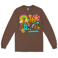 Chestnut hello pre k Long Sleeve Tee - NancyCooperArtShop