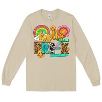 Mushroom hello pre k Long Sleeve Tee - NancyCooperArtShop