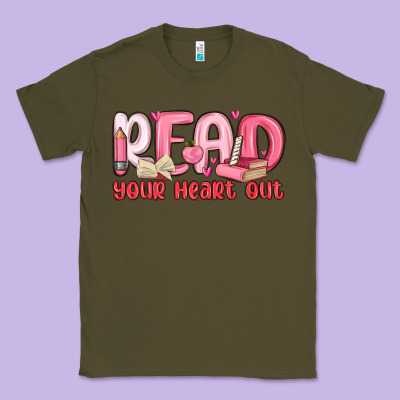 Read Your Heart Out Classic Tee Designed By Maliassmallbusiness