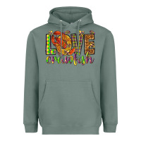 Sage Mardi Gras love Crawfish Heavyweight Hoodie - HowdyJamesFarm