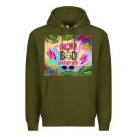 Army Green mom bod summer Premium Hoodie - TumblerDesignByShophia