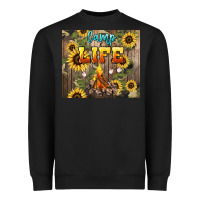 Black camp life Heavyweight Sweatshirt - NancyCooperArtShop