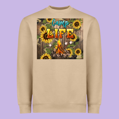 Camp Life Heavyweight Sweatshirt Designed By Nancycooperartshop
