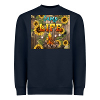 Navy camp life Heavyweight Sweatshirt - NancyCooperArtShop