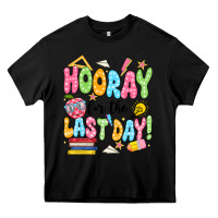 Black hooray for the last day black Heavy Core Tee - JahusDesignShop