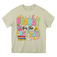 Mossy hooray for the last day black Heavy Core Tee - JahusDesignShop
