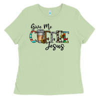 Matcha give me coffee jesus Ladies Tee - CowhideDigitalArt