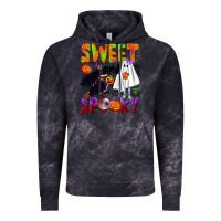 Cloud Black Sweet and spooky Vintage Hoodie - NancyCooperArtShop