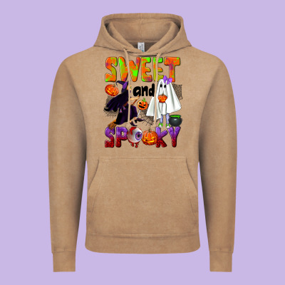 Sweet And Spooky Vintage Hoodie Designed By Nancycooperartshop