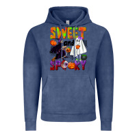 Vintage Denim Sweet and spooky Vintage Hoodie - NancyCooperArtShop